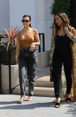 KOURTNEY KARDASHIAN and MALIKA HAQQ Out for Lunch in Los Angeles 09/16/2019
