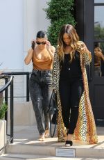KOURTNEY KARDASHIAN and MALIKA HAQQ Out for Lunch in Los Angeles 09/16/2019