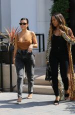KOURTNEY KARDASHIAN and MALIKA HAQQ Out for Lunch in Los Angeles 09/16/2019