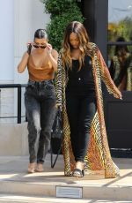 KOURTNEY KARDASHIAN and MALIKA HAQQ Out for Lunch in Los Angeles 09/16/2019