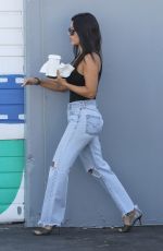 KOURTNEY KARDASHIAN in Ripped Jeans Leaves a Studio in Calabasas 09/17/2019