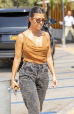 KOURTNEY KARDASHIAN Out for Lunch at Il Fornaio in Los Angeles 09/16/2019
