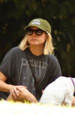 KRISTEN BELL Out with Her Dog in Los Angeles 09/18/2019