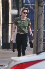 KRISTEN STEWART and EMMA ROBERTS Out in Los Feliz 09/10/2019