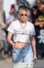 KRISTEN STEWART Arrives at Jimmy Kimmel Live! in Los Angeles 09/23/2019