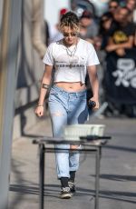 KRISTEN STEWART Arrives at Jimmy Kimmel Live! in Los Angeles 09/23/2019