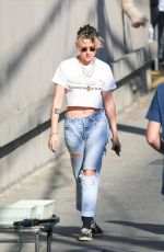 KRISTEN STEWART Arrives at Jimmy Kimmel Live! in Los Angeles 09/23/2019