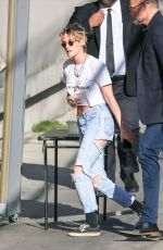 KRISTEN STEWART Arrives at Jimmy Kimmel Live! in Los Angeles 09/23/2019
