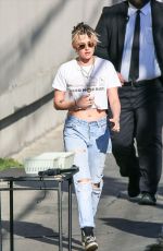 KRISTEN STEWART Arrives at Jimmy Kimmel Live! in Los Angeles 09/23/2019