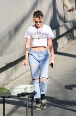 KRISTEN STEWART Arrives at Jimmy Kimmel Live! in Los Angeles 09/23/2019