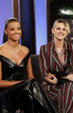 KRISTEN STEWART, NAOMI SCOTT, ELIZABETH BANKS and ELLA BALINSKA Promotes Charlies Angels at Jimmy Kimmel Live 09/23/22019