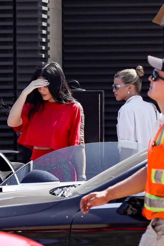 KYLIE JENNER and SOFIA RICHIE Leaves Nobu in Malibu 09/21/2019