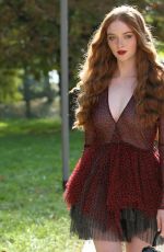 LARSEN THOMPSON Arrives at Philosophy Di Lorenzo Serafini Show at Milan Fashion Week 09/21/2019