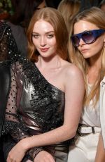 LARSEN THOMPSON at Alberta Ferretti Fashion Show at MFW in Milan 09/18/2019