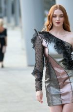 LARSEN THOMPSON at Alberta Ferretti Fashion Show at MFW in Milan 09/18/2019