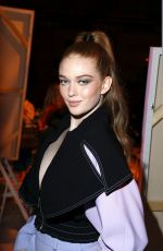 LARSEN THOMPSON at Brandon Maxwell Runway Show at New York Fashion Week 09/07/2019