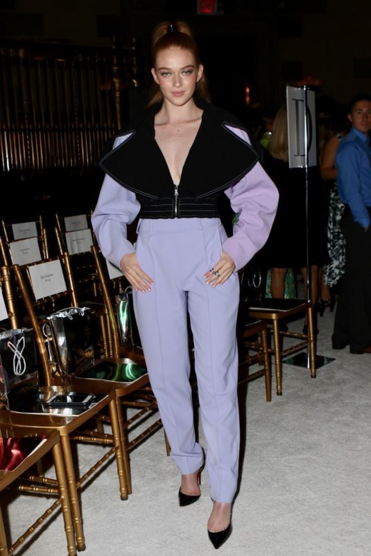 LARSEN THOMPSON at Christian Siriano Fashion Show at NYFW 09/07/2019