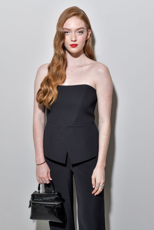 LARSEN THOMPSON at Emporio Armani Show at Milan Fashion Week 09/19/2019