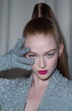 LARSEN THOMPSON at Off-white Fashion Show in Paris 09/26/2019