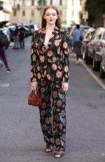 LARSEN THOMPSON at Salvatore Ferragamo Show at Milan Fashion Week 09/21/2019
