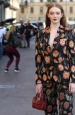 LARSEN THOMPSON at Salvatore Ferragamo Show at Milan Fashion Week 09/21/2019