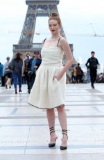 LARSEN THOMPSON Out at Paris Fashion Week 09/25/2019
