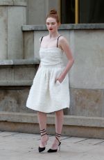 LARSEN THOMPSON Out at Paris Fashion Week 09/25/2019