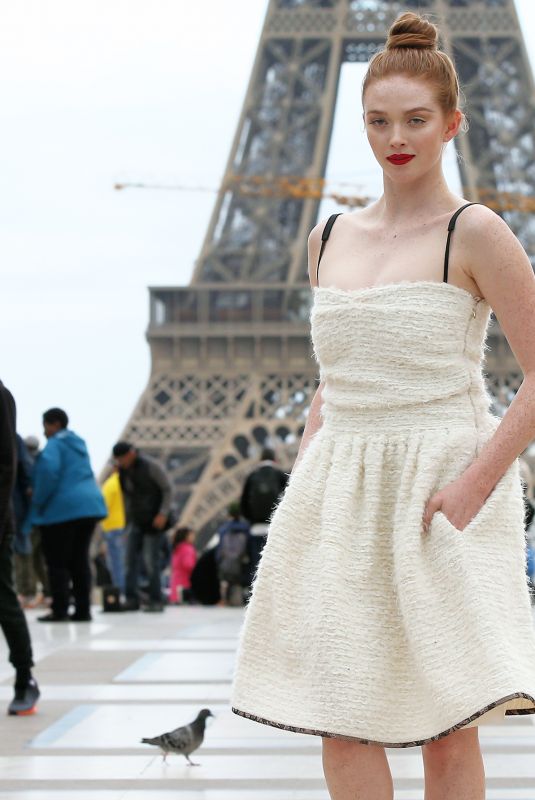 LARSEN THOMPSON Out at Paris Fashion Week 09/25/2019