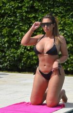 LAUREN GOODGER in Bikini on Holiday in Spain 08/30/2019