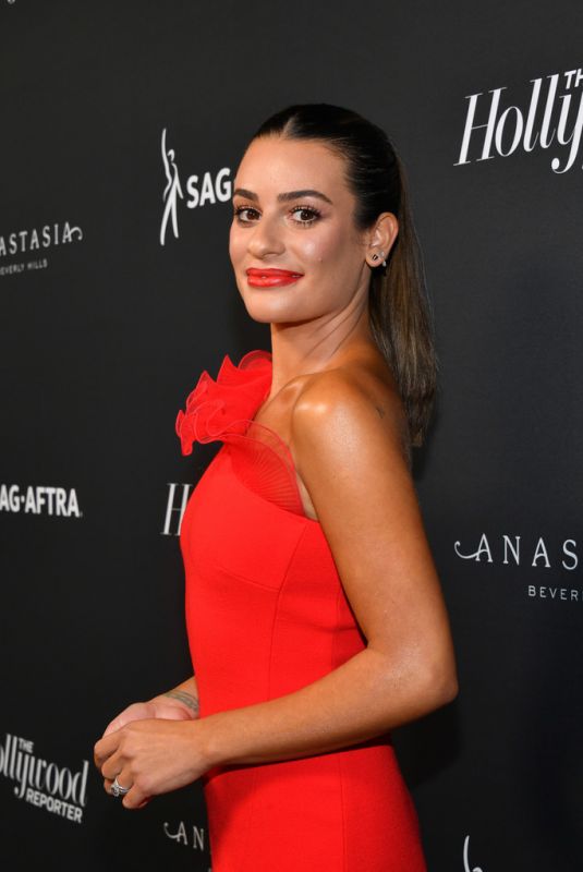 LEA MICHELE at THR & Sag-aftra Emmy Nominees Night in Beverly Hills 09/20/2019