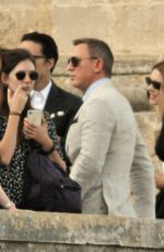 LEA SEYDOUX on the Set of New James Bond Movie in Matera 09/10/2019