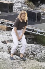 LEA SEYDOUX on the Set of No Time To Die in Italy 09/26/2019