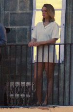 LEA SEYDOUX on the Set of No Time To Die in London 09/17/2019