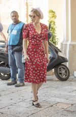 LEA SEYDOUX on the Set of No Time to Die, James Bond Movie in Matera 09/11/2019