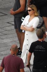 LEA SEYDOUX on the Set of No Time to Die, New James Bond Movie in Matera 09/15/2019