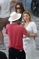 LEA SEYDOUX on the Set of No Time to Die, New James Bond Movie in Matera 09/15/2019