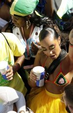LEIGH-ANNE PINNOCK at Red Bull Music x Mangrove Truck at Notting Hill Carnival 08/26/2019