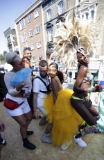 LEIGH-ANNE PINNOCK at Red Bull Music x Mangrove Truck at Notting Hill Carnival 08/26/2019