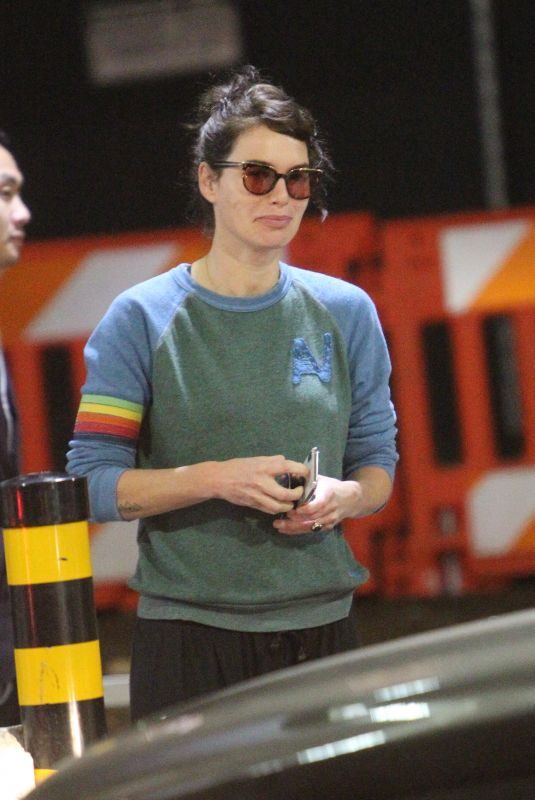 LENA HEADEY atLAX Airport in Los Angeles 09/16/2019