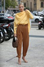 LEONIE HANNE Arrives at Sportsmax Show at Milan Fashion Week 09/20/2019