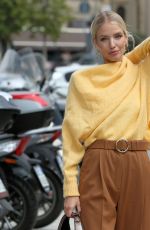 LEONIE HANNE Arrives at Sportsmax Show at Milan Fashion Week 09/20/2019