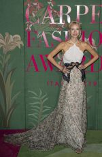 LEONIE HANNE at Green Carpet Fashion Awards in Milan 09/22/2019