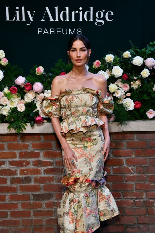 LILY ALDRIDGE at Her Haven Parfums Launch in New York 09/08/2019