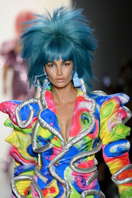 LILY ALDRIDGE at Jeremy Scott Runway Show at New York Fashion Wekk 09/06/2019