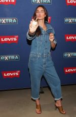 LILY ALDRIDGE in the Set of Extra at Levi