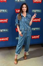 LILY ALDRIDGE in the Set of Extra at Levi