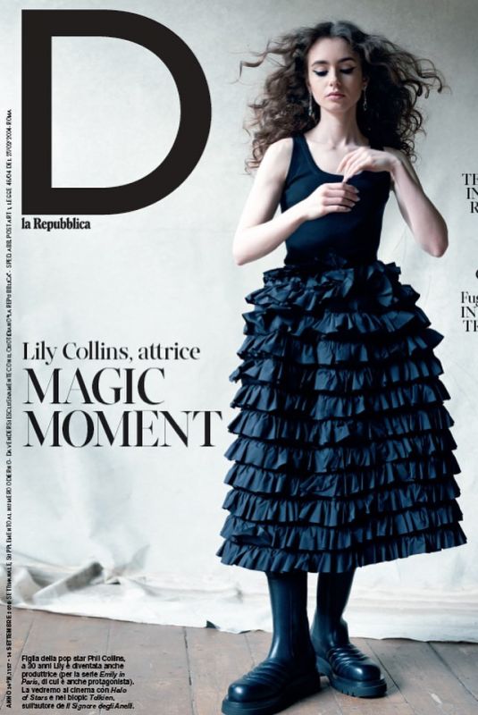 LILY COLLINS for D La Republica Magazine, September 2019