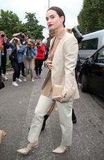 LILY JAMES Arrives at Burberry Fashion Show at LFW in London 09/16/2019