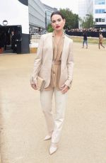 LILY JAMES Arrives at Burberry Fashion Show at LFW in London 09/16/2019