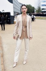 LILY JAMES Arrives at Burberry Fashion Show at LFW in London 09/16/2019